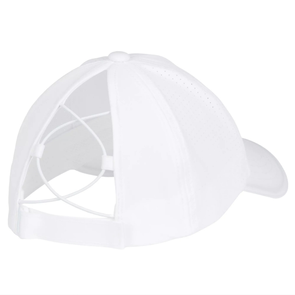 CALIA Women's Ponytail Cap White Black - Picture 6 of 8